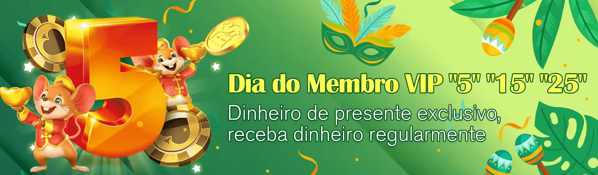 Dia do Membro na 5Gbet: Altas Recompensas nos Dias 5, 15 e 25